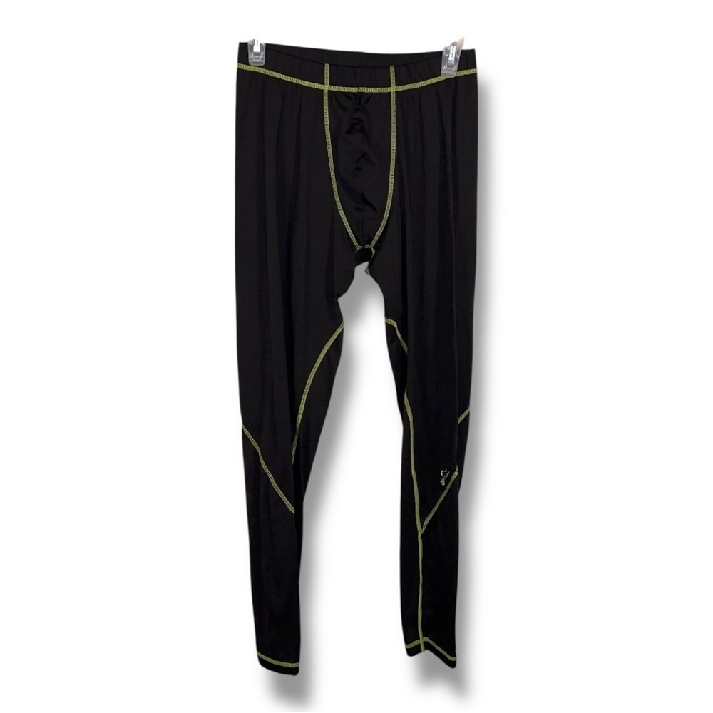 Medium Watsons Black Green Mens Lightweight Thermal Leggings Outdoor Sports